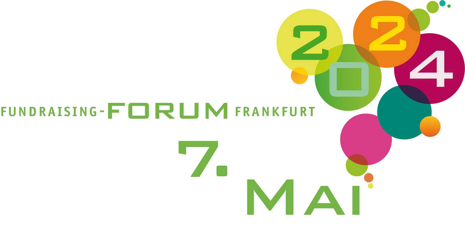 Key Visual des Fundraising-Forums Frankfurt 2024